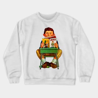 Mad Magazine Book Crewneck Sweatshirt